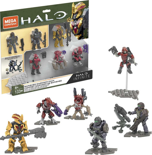 Mega Halo Infinite Toy Building Sets, Banished Garrison Pack