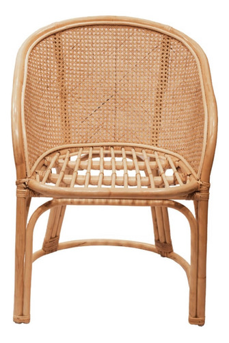 Sillon Lantana - Rattan Y Respaldo De Esterilla. Importado