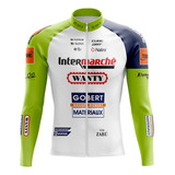 Jersey Ciclismo Ruta Mtb Team Intermarché Manga Larga