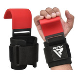 Muñequeras Con Gancho Inverso W5 Rdx Straps Para Pesas Gym 