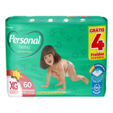 Fraldas Personal Baby Protect & Sec Xg