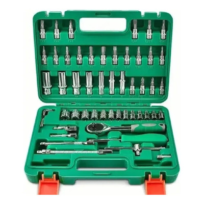 Hapemein Kit Herramientas Mecanicas, Juego De Llaves De Vaso， Set de Llaves De Matraca 53pcs， 1\u002F4 Pulgada Juego De Herramientas Mecánicas Para Bicicletas, Motocicletas, Automóviles, Reparaciones | MercadoLibre