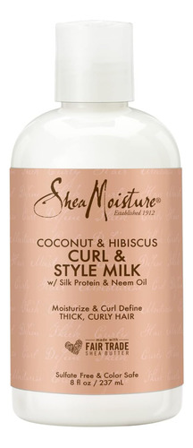 Shea Moisture Coconut & Hibiscus Curl & Style Milk, 8 Fl.