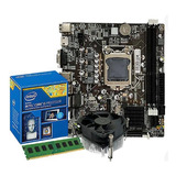 Kit  I5-7500 Intel H110+8gb Memória Ddr4+cooler