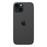 Skin De Fibra De Carbono Para iPhone 15