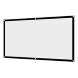 Proyector Cortina 1pc Portátil Plegable No Arruga Blanco Pro