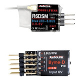 R6dsm - Receptor Rc De 10 Canales Y Kit De Controlador De Vu