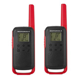 Radios Rojo Walkie Talkies 8km 16 Canales Motorola