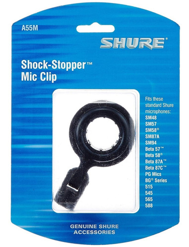 Shure A55m - Choque Tapón Para Sm58, Sm87, Sm87a, Beta87a, B