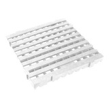 Kit 03 Pçs - Pallet 4,5 X 50x50 Estrado Plástico - Branco