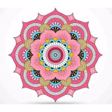 Vinilo Decorativo Mandala Mantra Rosa