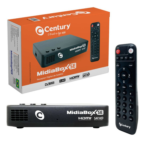 Receptor Midiabox B4 Century Hd Digital Conversor Midia Box4