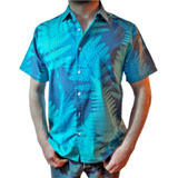 Camisa Guayabera Verano Hawaiana Hombre Diseño 3