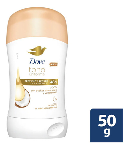 Desodorante Dove Barra Stick - g a $508