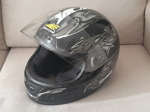 Casco Moto Halcón !   Suffran Design !!!  Excelente Estado !