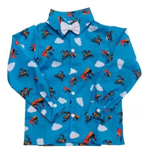 Camisa Três Palavrinhas Infantil Manga Longa + Gravata 