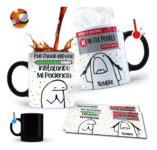 Taza Mágica Personalizada Flork Deformito Varios Modelos 