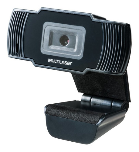 Webcam Multilaser Preta C/ 30 Fps 720p Conectar E Usar Ac339