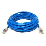 Cabo De Rede Cat6 20 Metros Ethernet Lan 10/1000 Montado Nfe