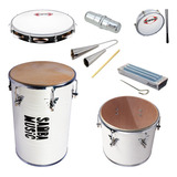 Kit Samba Pagode Rebolo Tamborim Repique Reco Pandeiro