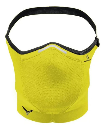 Máscara Para Prática De Esporte Safe Sport Blackbird Amarelo