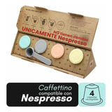 Nuevas! 4 Capsulas Nespresso Recargables Cafe Caffettino