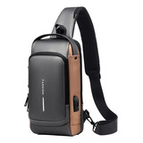 Bolso De Hombro Antirrobo Con Carga Usb Para Hombre