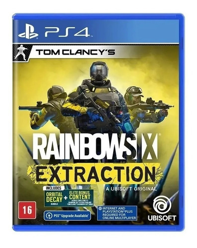 Jogo Tom Clancys Rainbow Six Extraction Ps4 Novo Lacrado Nfe