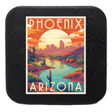 Phoenix Arizona Design C Souvenir Rubber Trailer Hitch Cover