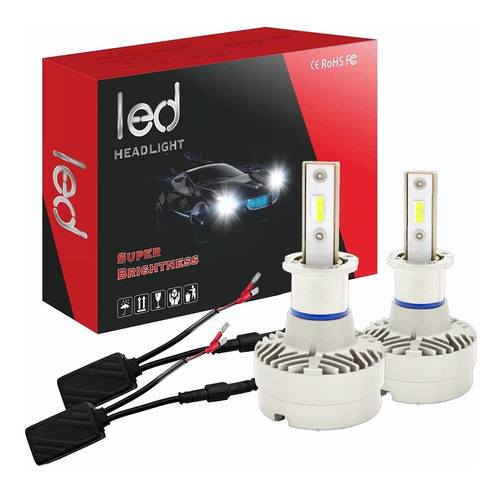 Kits De Faro Led H4 H7 H1 H3 Alta O Baja Para Auto Moto 100w