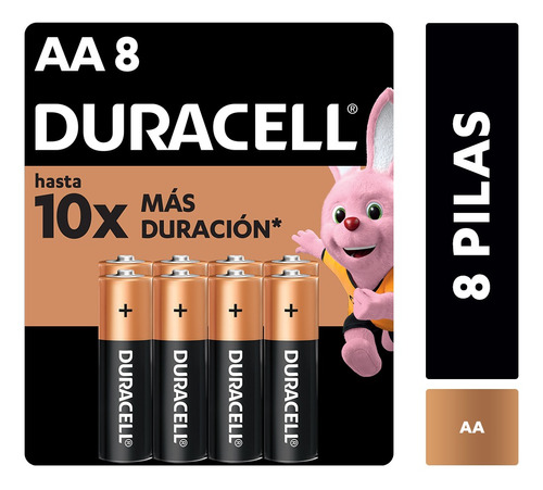 Pila Alcalina Duracell Blíster Aa X8