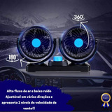 Mini Ventilador  Ls-904 Portátil Recarregável 3 Velocidades Preto