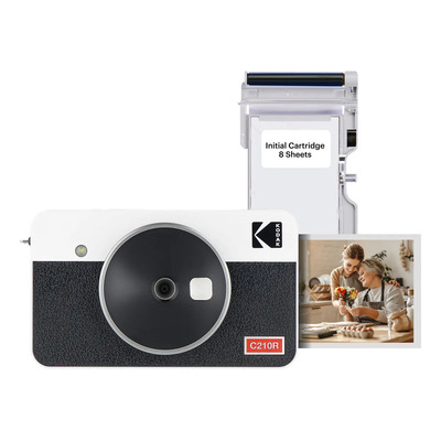 Cámara Kodak Mini Shot 2 Retro Cámara E Impresora Portátil Color Blanco\u002Fnegro | Envío gratis