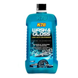 K78 Wash & Gloss Shampoo Lava Autos Siliconado Maximo Brillo