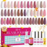 Arousar Gel Polish 28 Kit Colores Juego Esmalte De Uñas Gel