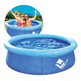 Piscina Inflável 1000 Litros Redonda Pvc Azul Vollo Pvc + Nf