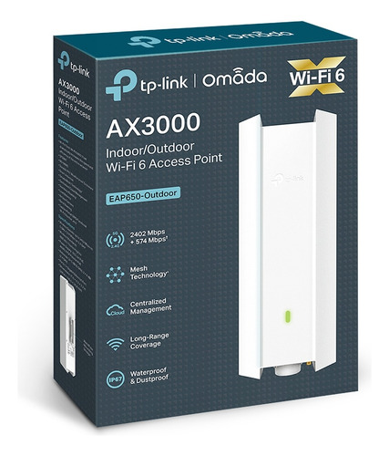 Punto De Acceso Wifi 6 Interiores/exteriores Ax3000 Tp-link 