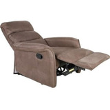 Sillon Cama Reclinable Maximo Relax Importado Gris Poltrona