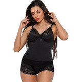 Baby Doll Microlight Confortável Short Caleçon Sensual