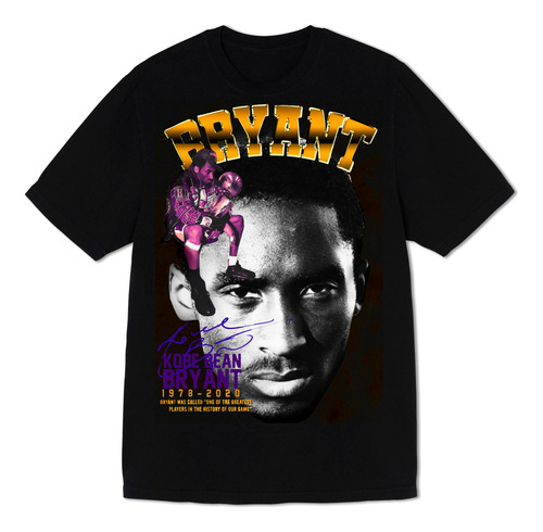 Camiseta Atitude Kobe Bryant (preto)