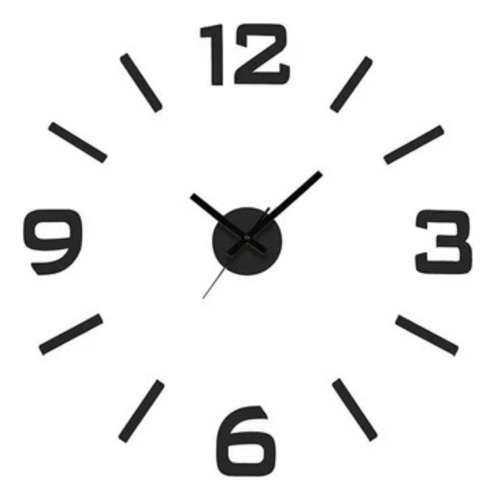 Reloj 3d Gigante Y Funcional Fabricado En Madera 6mm
