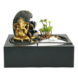 Fuente De Agua Ganesha + Jardin Zen + Cascada 22cm Tm 