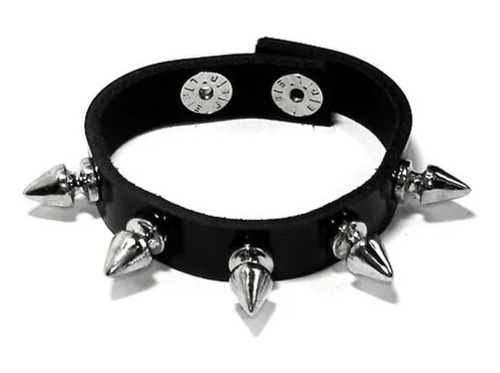 Pulseira Bracelete Spike Cone Metal Punk Rock Festas