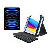 Smart Case 360+ Teclado Para iPad Pro 11 2018 /2022 + Vidrio