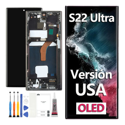 Srjtek Para Pantalla Oled Samsung S22 Ultra S908u Version Us