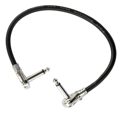 Cable Para Pedales Parcheo Guitarra Bajo Largo Plug Metalico