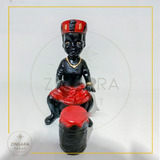 Figura Elegua Tocando Tambor De 18 Cm