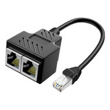 Adaptador De Red Ethernet Splitter 1 A 2 Rj45, Adecuado Para