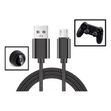 Cabo Carregador Micro Usb V8 3m Câmera Controle Preto