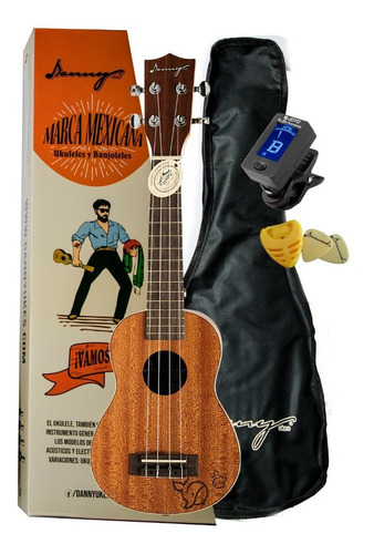 Ukulele Soprano Premium Caoba. Funda Afinador Y Accesorios